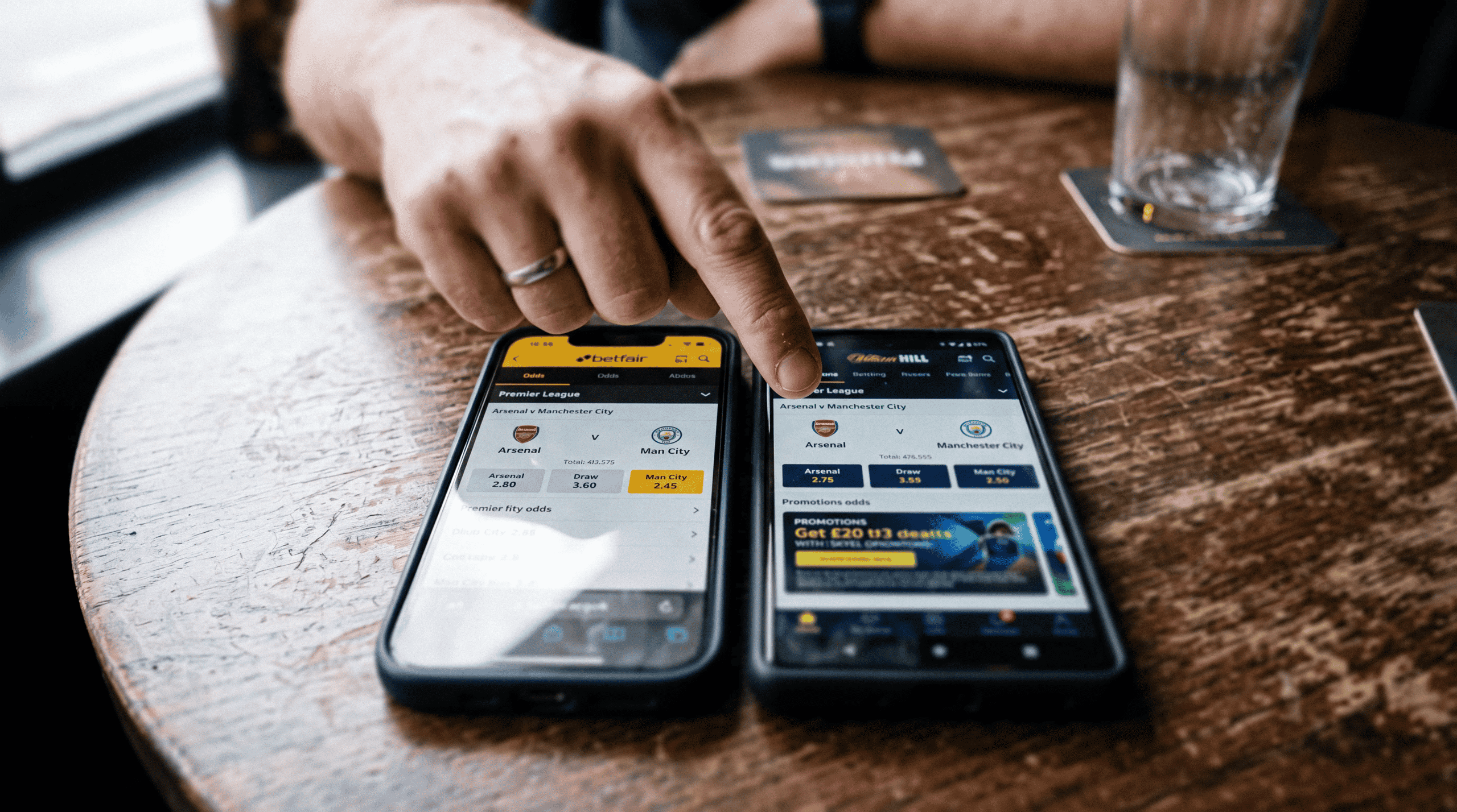 Sports betting phones.